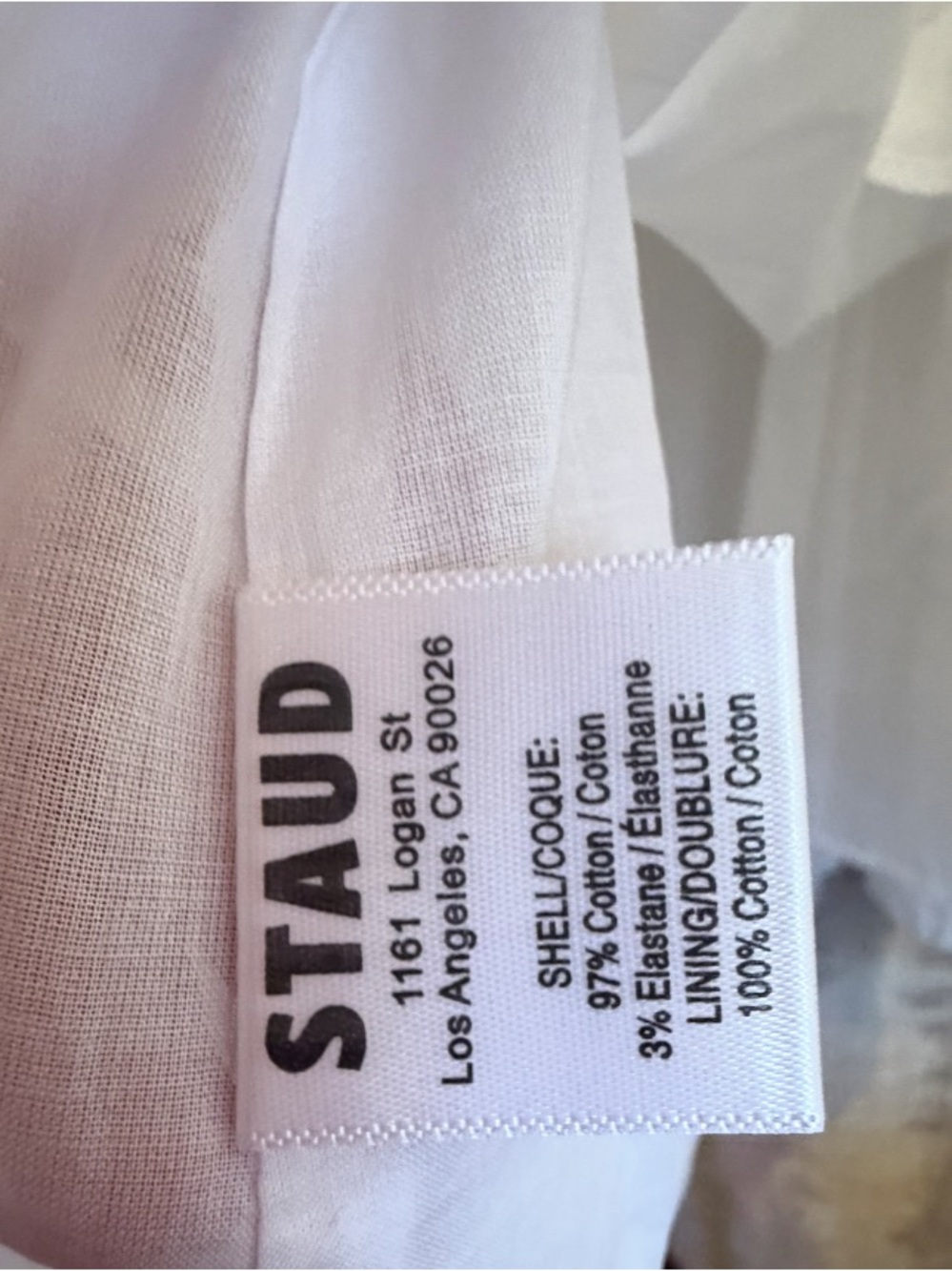 STAUD Swells Cotton Linen Midi Dress, NEW - Picture 12 of 16